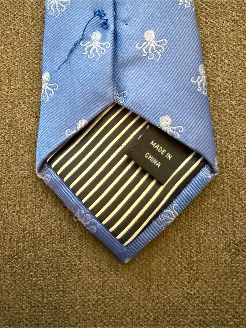 Cat & Jack Kids Pre-Tied Dino Navy and Light Blue Ties